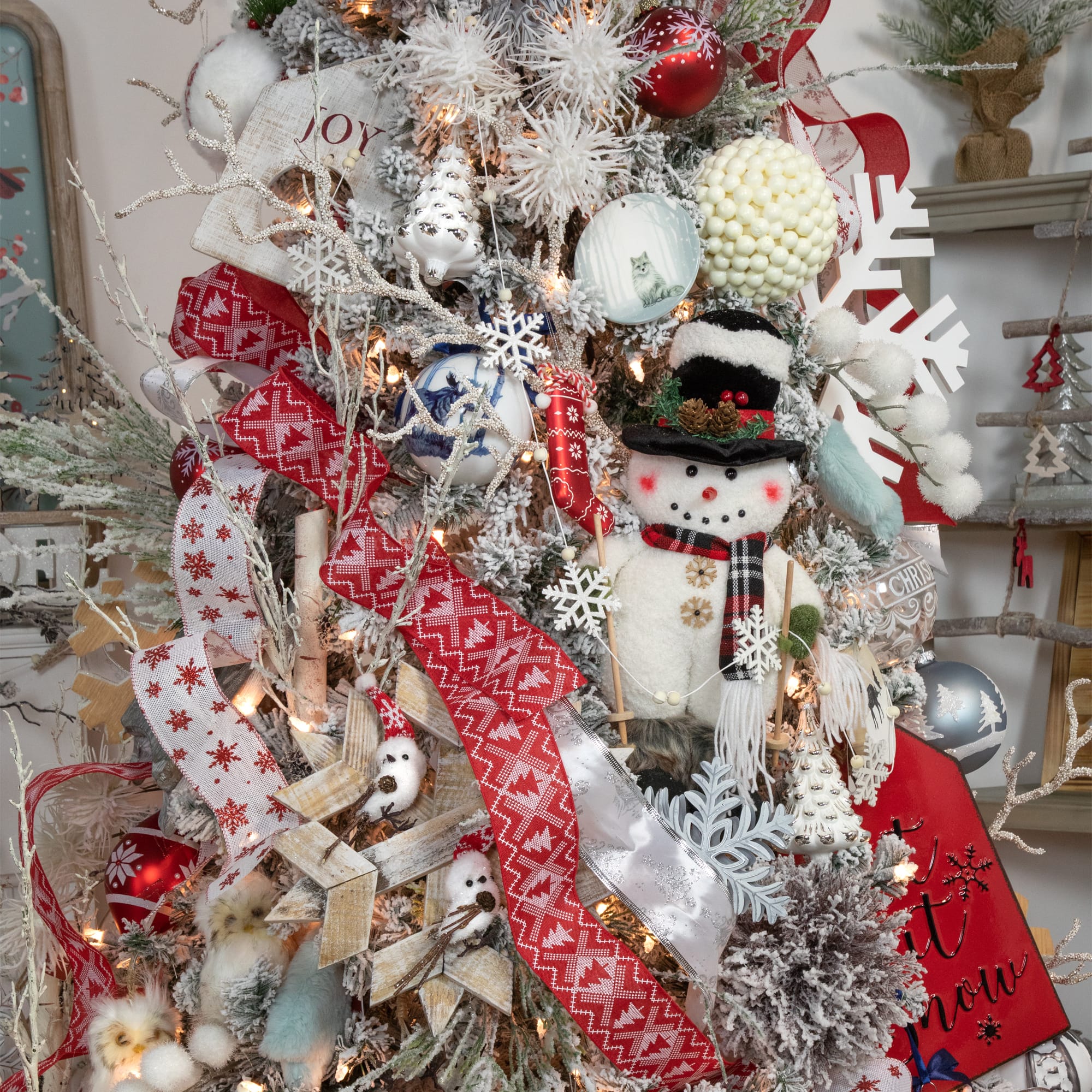 5" White Berries Foam Ball Ornament